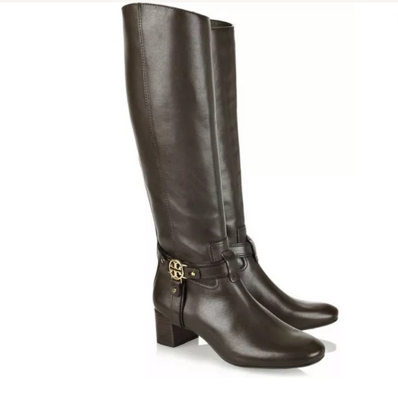 Tory Burch Shoes - Tory Burch Donovan Brown Riding Boots Size 9